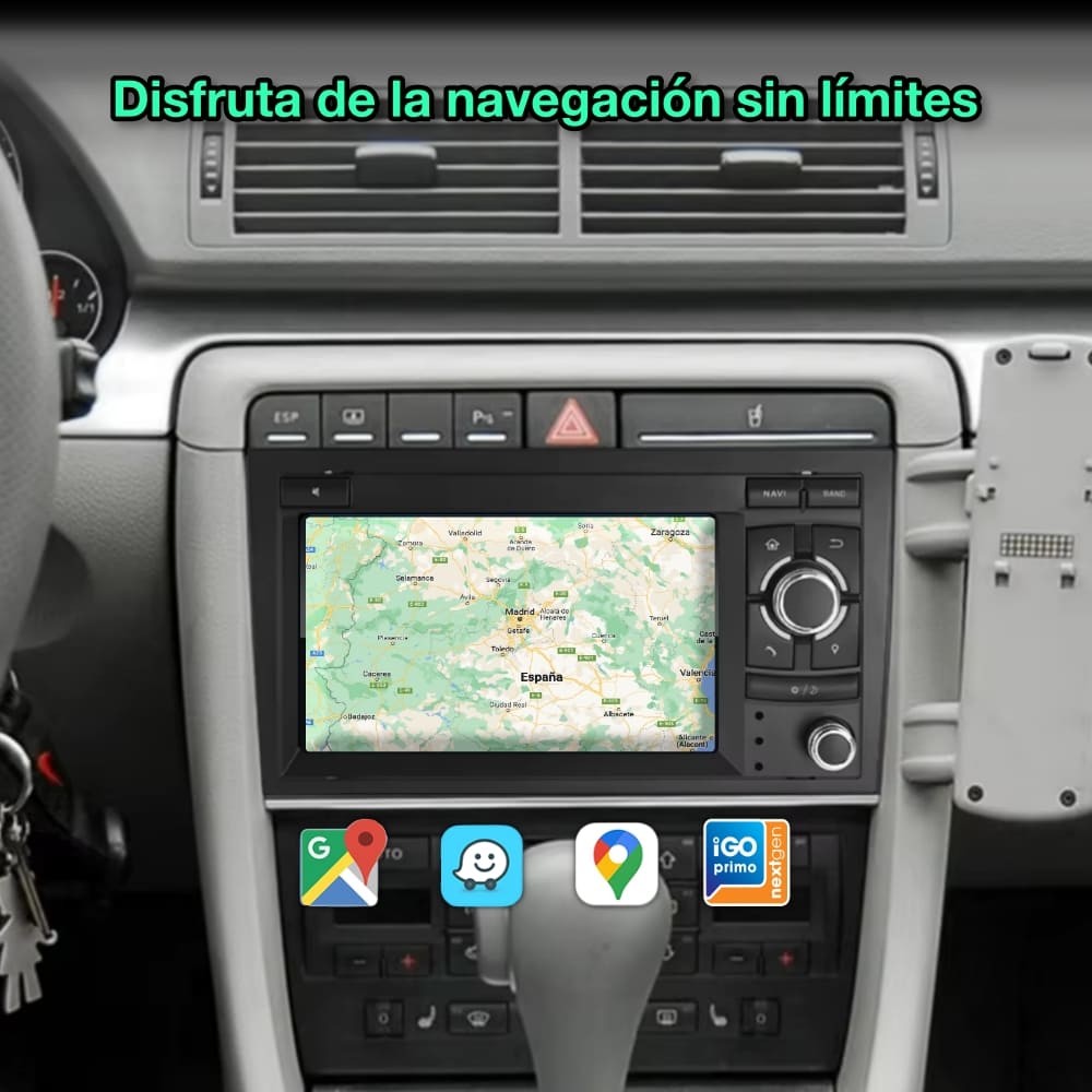 Audi A4, 2000 - 2008 pantalla 7" estilo OEM - Mister Radio GPS