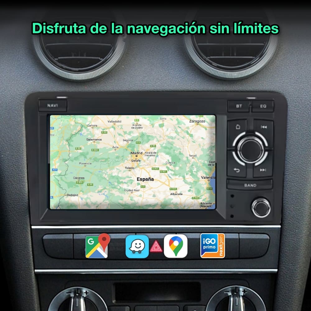 Audi A3, 2003 - 2013 pantalla 7" estilo OEM - Mister Radio GPS