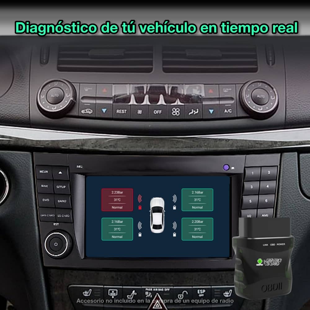 RADIO NAVEGADOR 7 Para Mercedes Benz clase G W463 2001-2008 GPS ANDROID  10.0 – Mister Radio GPS
