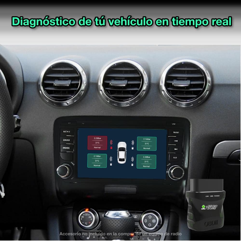 Audi TT 2006 - 2014 de 7" pulgadas - Mister Radio GPS