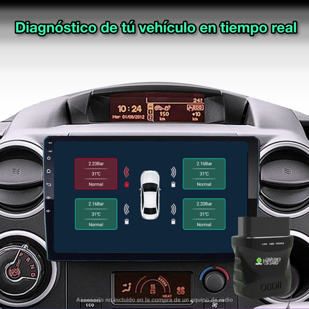  GGBLCS Radio estéreo de coche Android con Carplay Android Auto  para Citroen Berlingo 2008-2019, radio de pantalla táctil de 9 pulgadas con  GPS Navi WiFi Bluetooth FM/RDS cámara de respaldo MIC