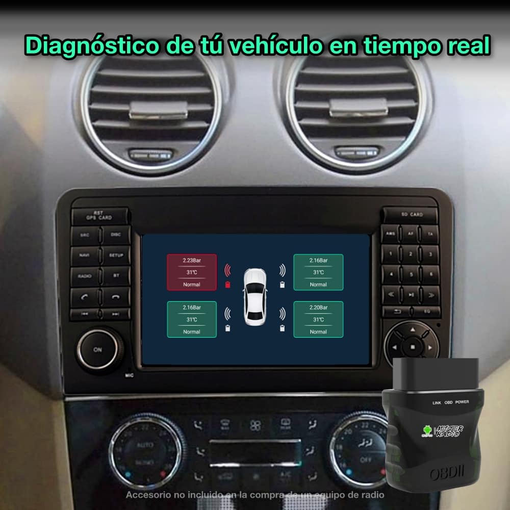 Mercedes Benz GL, ML 2005-2012 Pantalla 7 Pulgadas