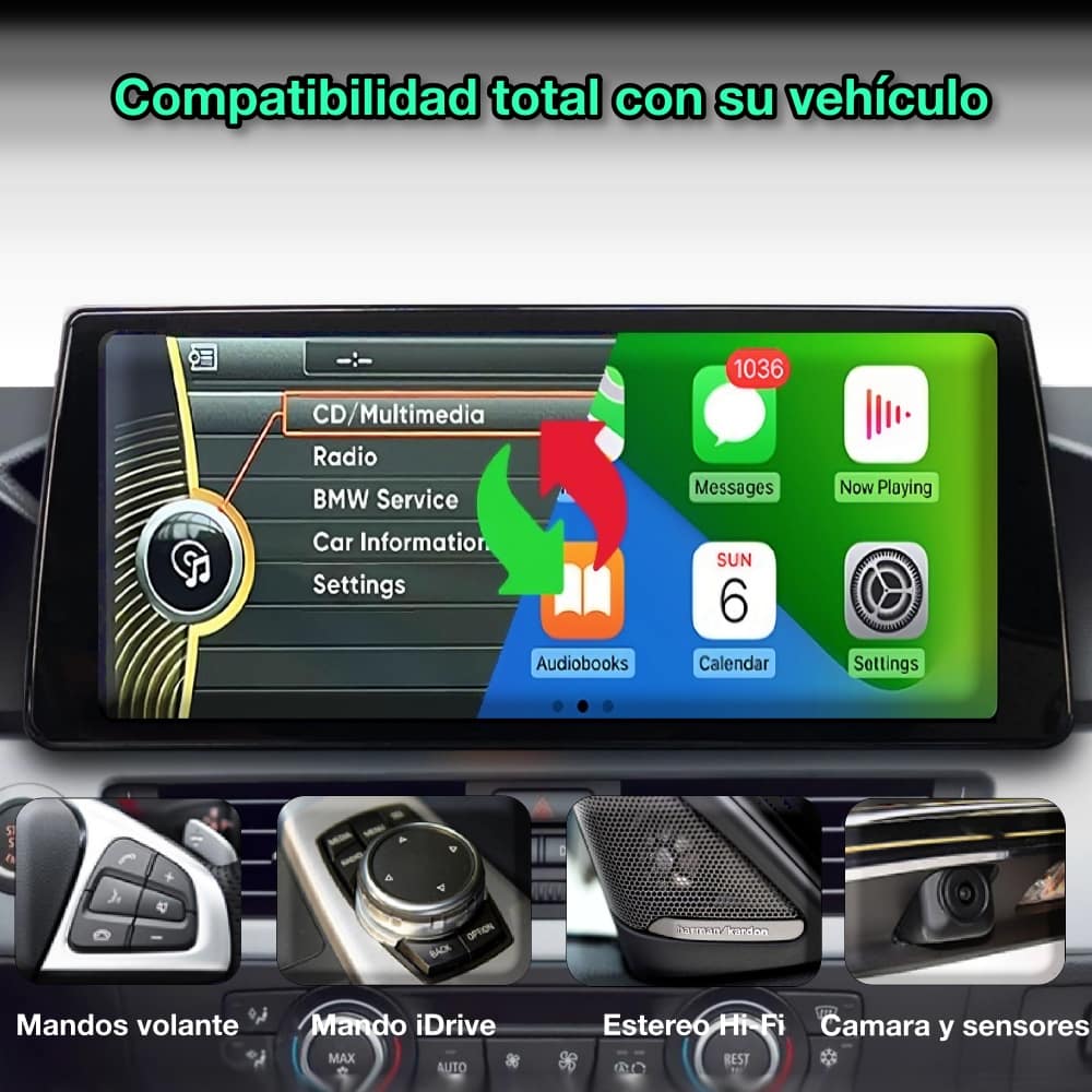 BMW Serie 3 2005 - 2012 pantalla de 10.33” - Mister Radio GPS