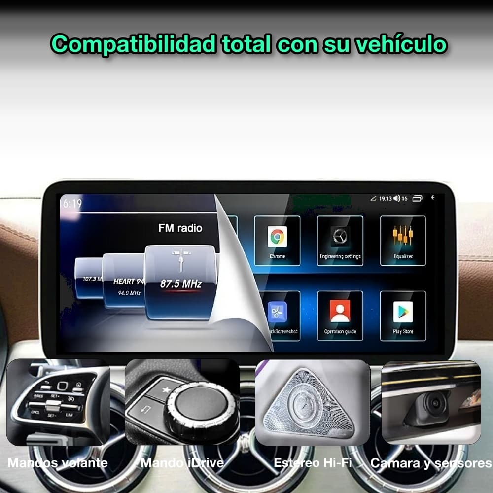 Mercedes Benz Clase B 2011-2018 Pantalla 12,3”