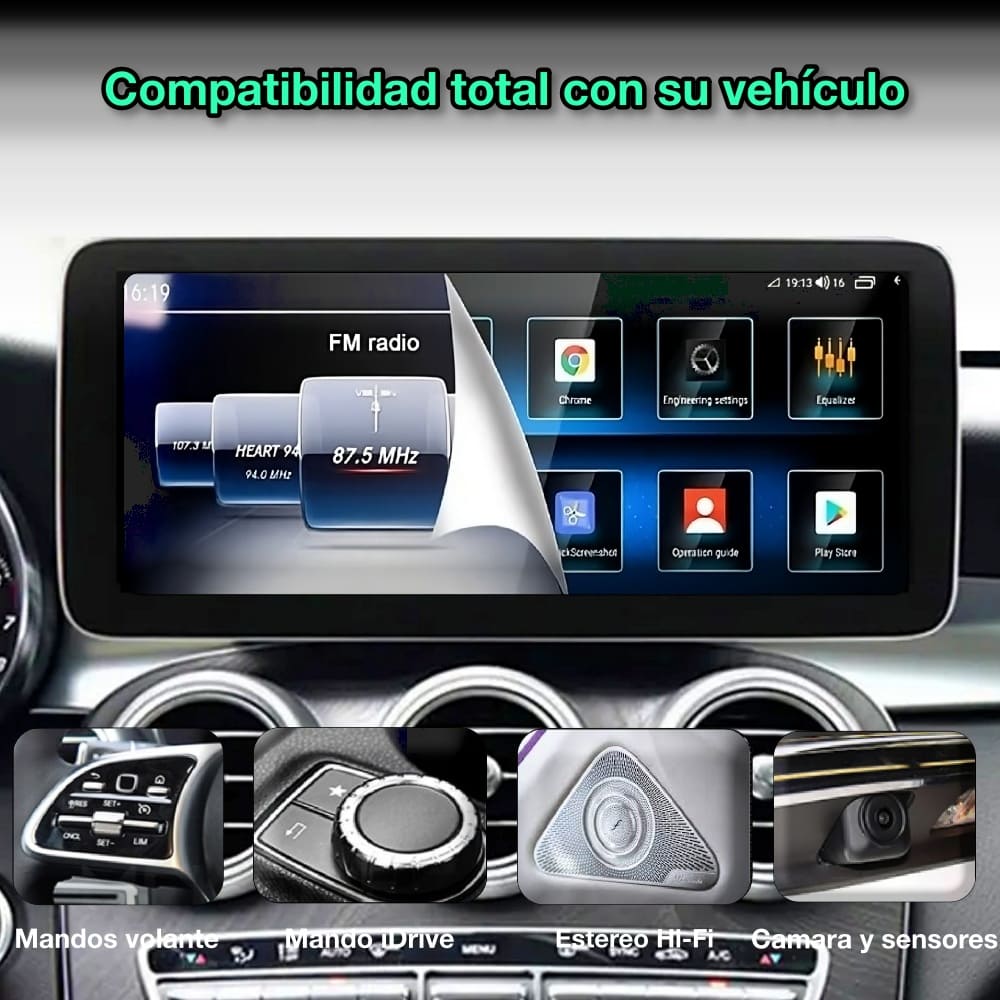 Mercedes Benz Clase A, 2013-2018 pantalla 12,3”