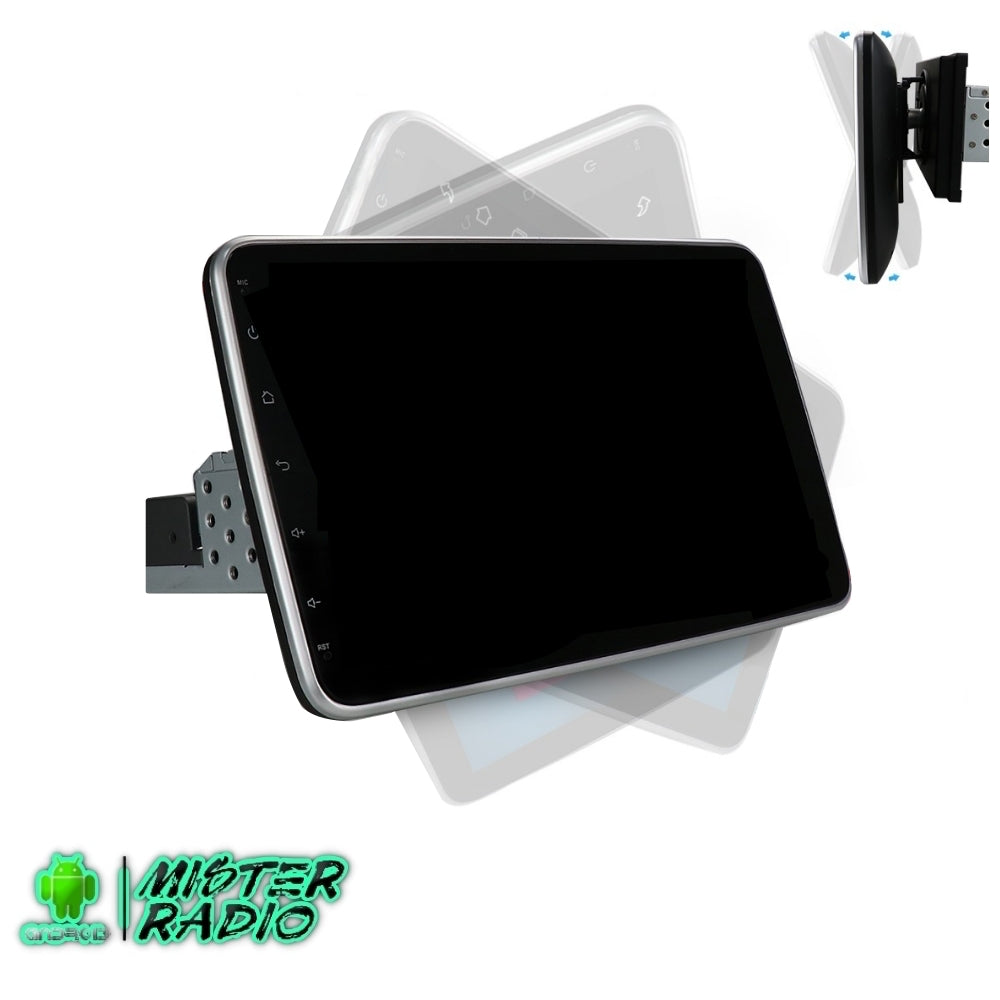 Radio navegador GPS universal  1 DIN, pantalla giratoria 360º